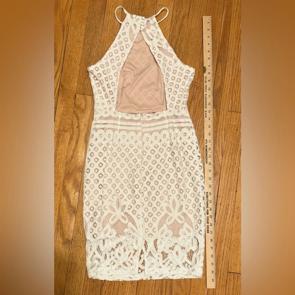 Lulu's Steal A Kiss White Lace Dress - Picture 3 of 7
